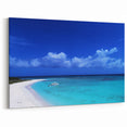 Venezuelan Beach Wall Art - Pristine Blue Waters and White Sand Shore
