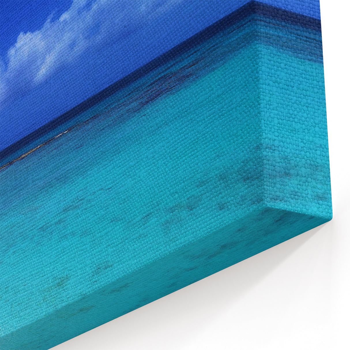 Venezuelan Beach Wall Art - Pristine Blue Waters and White Sand Shore
