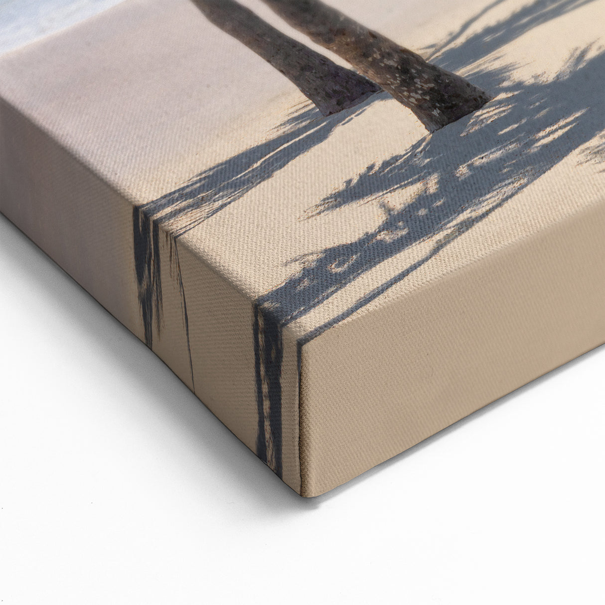 Tropical Fiji Canvas - Solitary Palm Beach Art