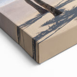 Tropical Fiji Canvas - Solitary Palm Beach Art