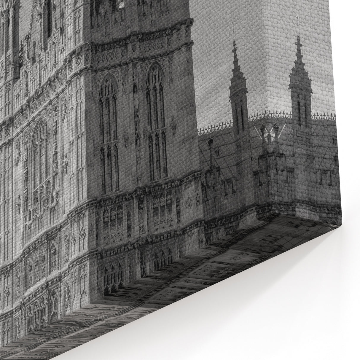 London Photography Art - Black and White Westminster Abbey Print