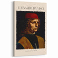 Leonardo da Vinci Art - Portrait of a Musician Renaissance Canvas Prints