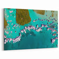 Venezuelan Landscape Prints - Boating in Turquoise Waters Aerial View