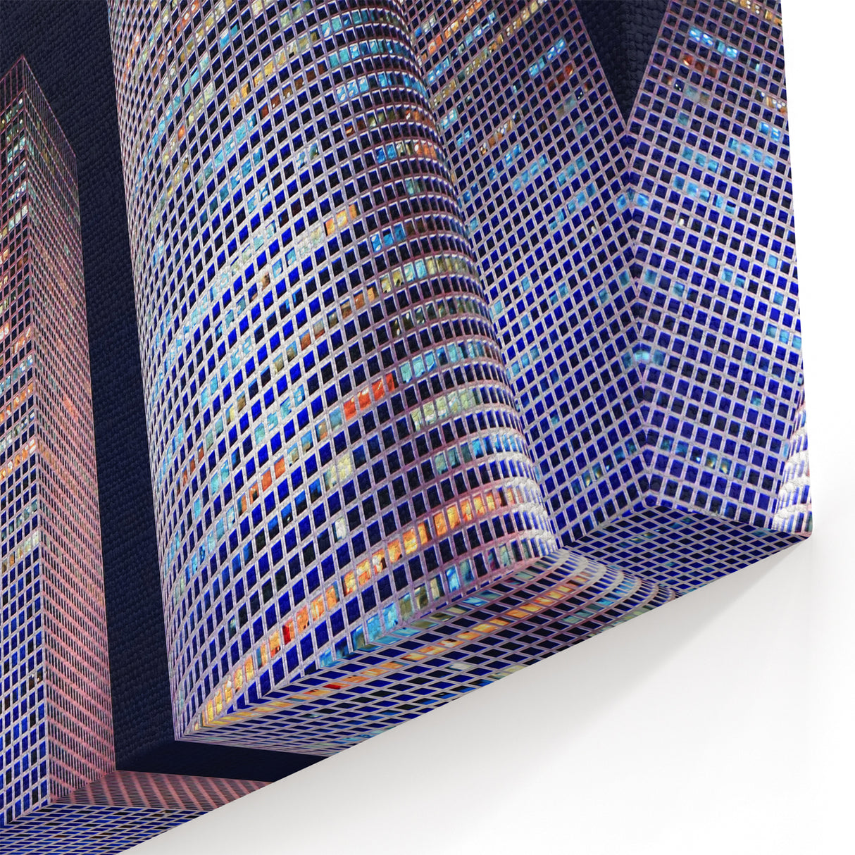 Tel Aviv Night Towers – Stunning Israel Cityscape Art Print