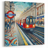 London Wall Art - Oxford Circus Tube Station Mosaic Street Art