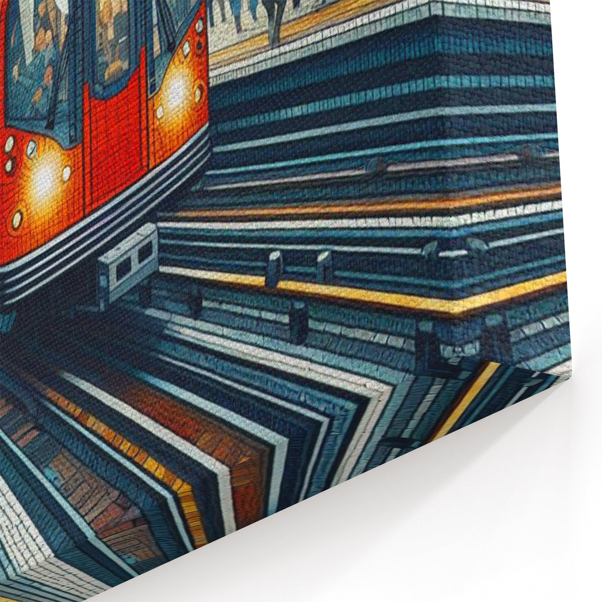 London Wall Art - Oxford Circus Tube Station Mosaic Street Art