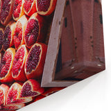 Tel Aviv Market Fruits – Vibrant Pomegranate with Orange Wall Art