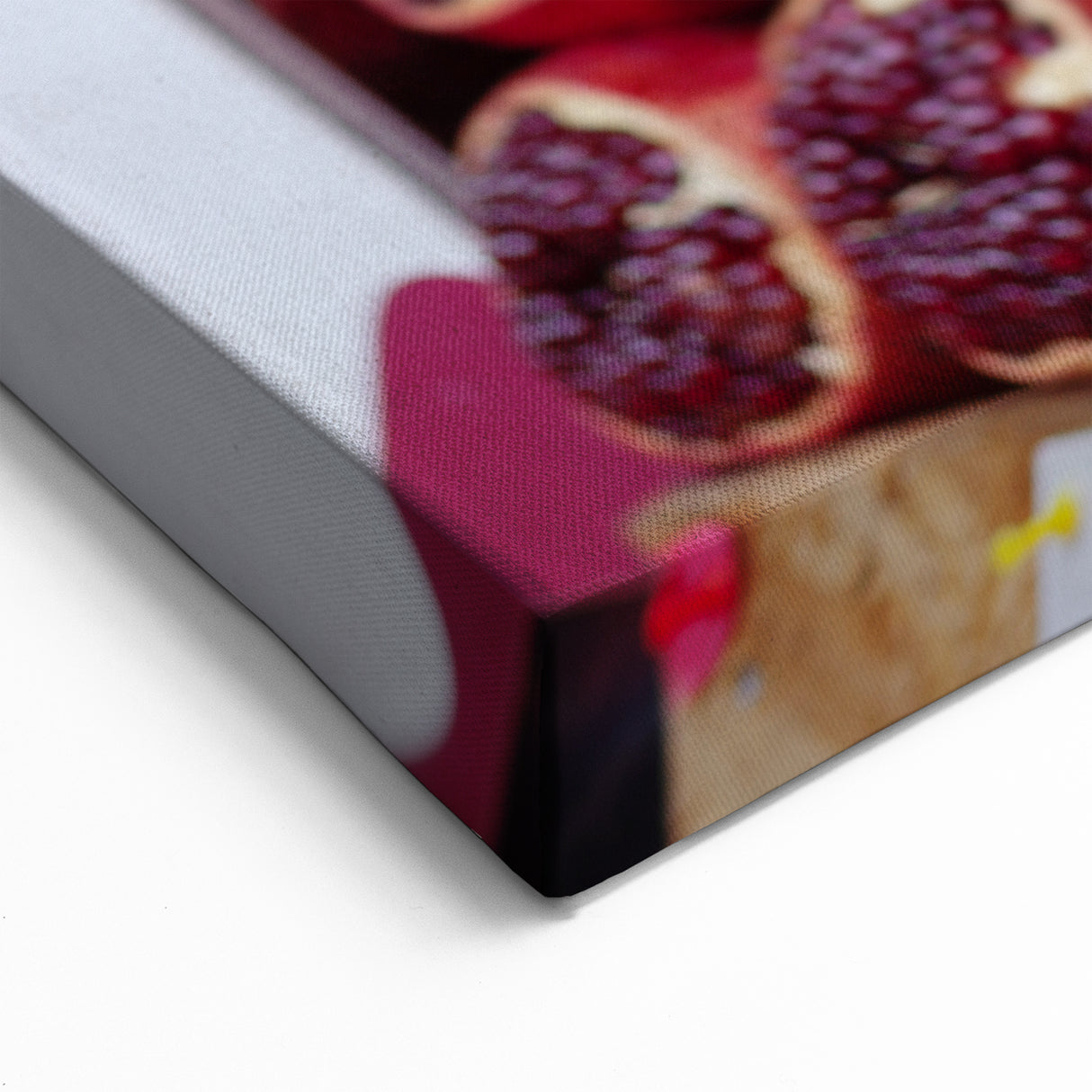 Tel Aviv Market Fruits – Vibrant Pomegranate with Orange Wall Art