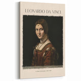 Leonardo da Vinci Art - La Belle Ferronnière Renaissance Canvas Prints