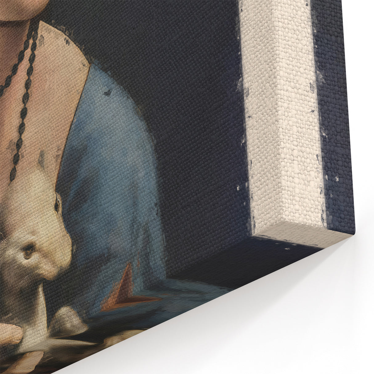 Leonardo da Vinci Art - Lady with an Ermine Renaissance Canvas Prints