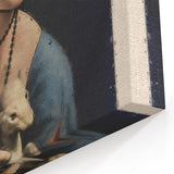 Leonardo da Vinci Art - Lady with an Ermine Renaissance Canvas Prints