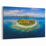 Tropical Fiji Canvas - Vibrant Fiji Island Sunsets