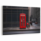 London Street Art Canvas - Iconic Red Booth