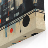 Contemporary London Art - Abstract Cityscape Red