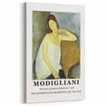 Modigliani Art Prints - "Portrait of Jeanne Hébuterne" Wall Art Collection
