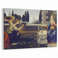 Da Vinci's The Annunciation - Renaissance Wall Art Canvas