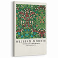 William Morris Wall Art | Arts and Crafts Floral Pattern | Green & Red
