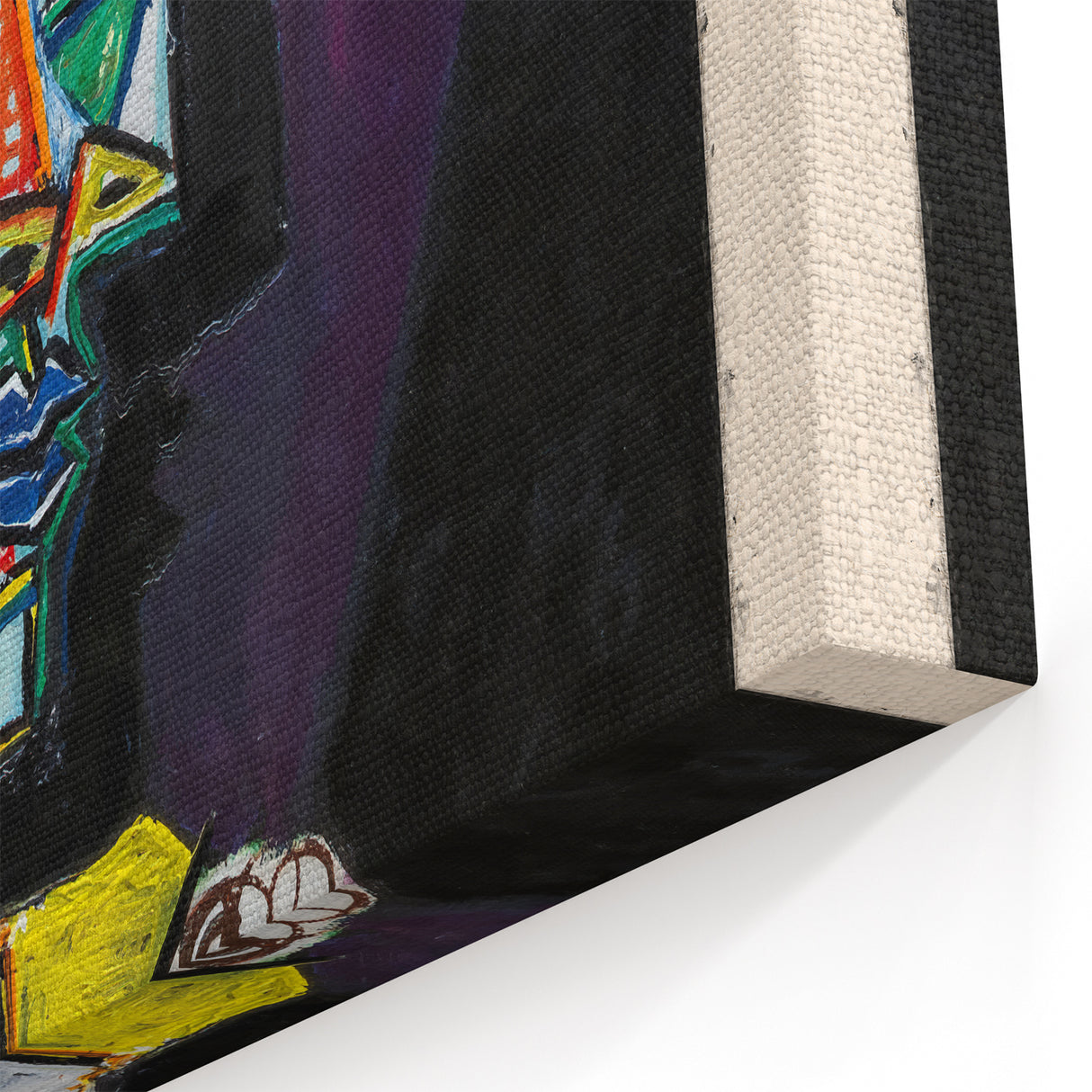 Picasso Wall Art | Woman in Beret and Checked Dress | Cubist Canvas Print