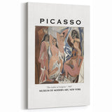 Picasso Wall Art | The Ladies of Avignon | Cubist Masterpiece Canvas Print