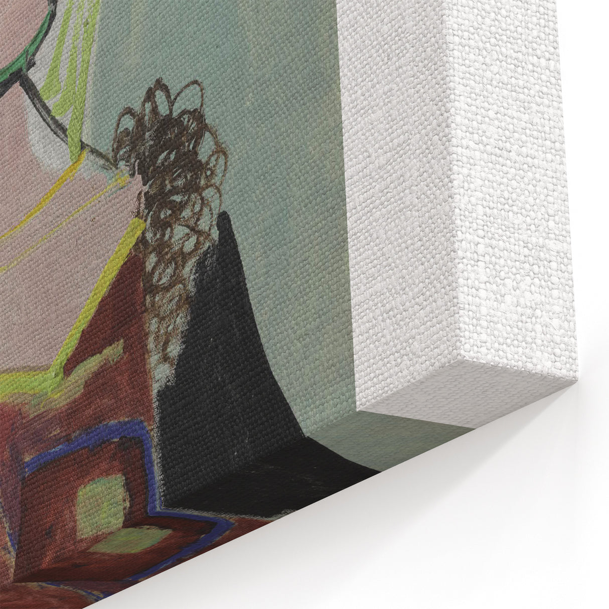 Picasso Wall Art | Femme au Béret Orange | Abstract Cubist Canvas Print