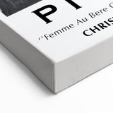 Picasso Wall Art | Femme au Béret Orange | Abstract Cubist Canvas Print