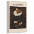 Rembrandt Wall Art – An Old Lady with a Book, 1637 – Canvas Print