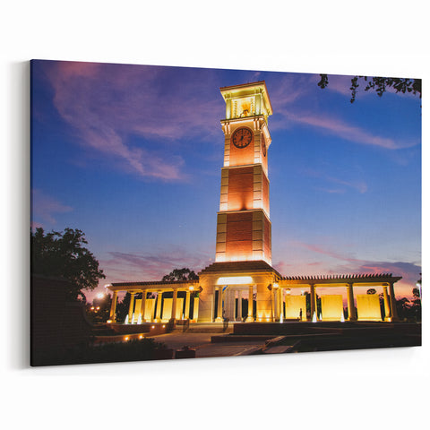 Alabama Landscape Prints - Golden Sunset Tower Alabama Scenery Art