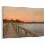 Alabama Nature Prints - Serene Sunset Marsh Landscape Wall Art Alabama