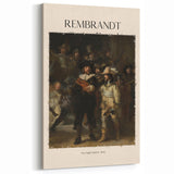 Rembrandt Wall Art – The Night Watch, 1642 – Famous Dutch Painting