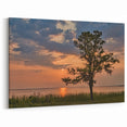 Peaceful Sunset Over Water Alabama Nature Prints - Alabama Wall Art