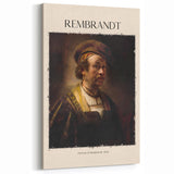 Rembrandt Canvas Print – Self-Portrait, 1650 – Famous Dutch Masterpiece