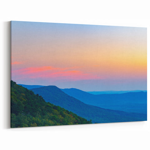 Alabama Nature Prints - Vibrant Mountain Sunset Wall Art for Home Decor