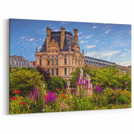 Oxford Cityscape Art - Lush Gardens and Historic Architecture Print