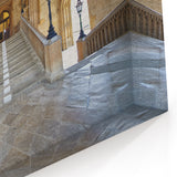 Oxford Architecture Prints - Historic Staircase and Vaulted Ceiling Art