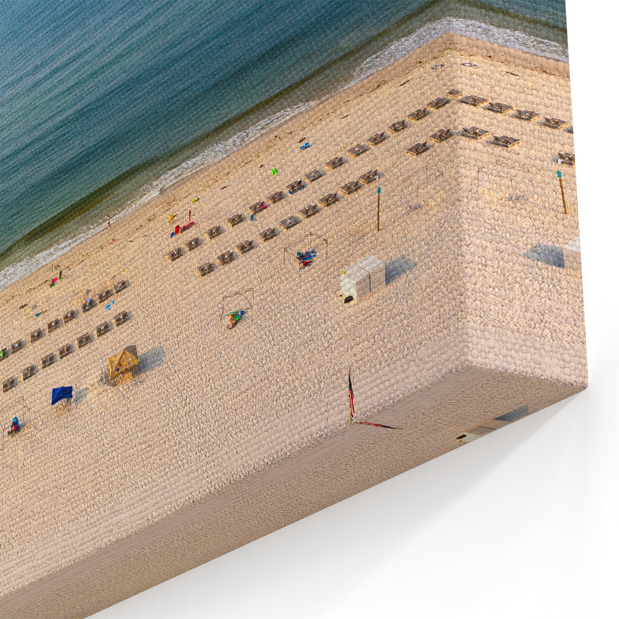 Alabama Beach Wall Art - Aerial View of Serene Sandy Shoreline Prints
