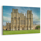 Historic Oxford Artwork - Majestic Cathedral Front Facade Canvas Art