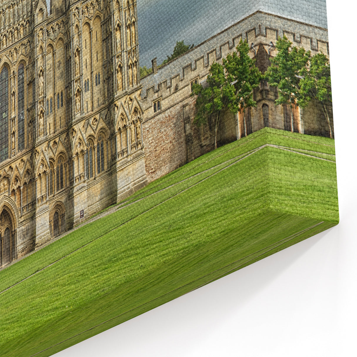 Historic Oxford Artwork - Majestic Cathedral Front Facade Canvas Art