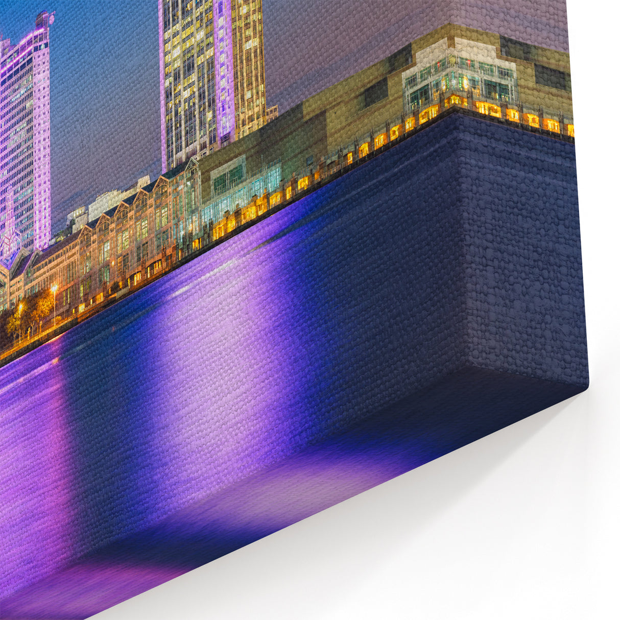 Alabama Cityscape Wall Art - Vibrant Night Skyline in Mobile Prints
