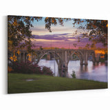 Southern Landscape Photography - Alabama Wall Art Iconic Bridge at Sunset