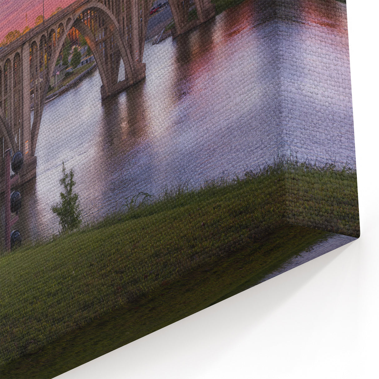 Southern Landscape Photography - Alabama Wall Art Iconic Bridge at Sunset