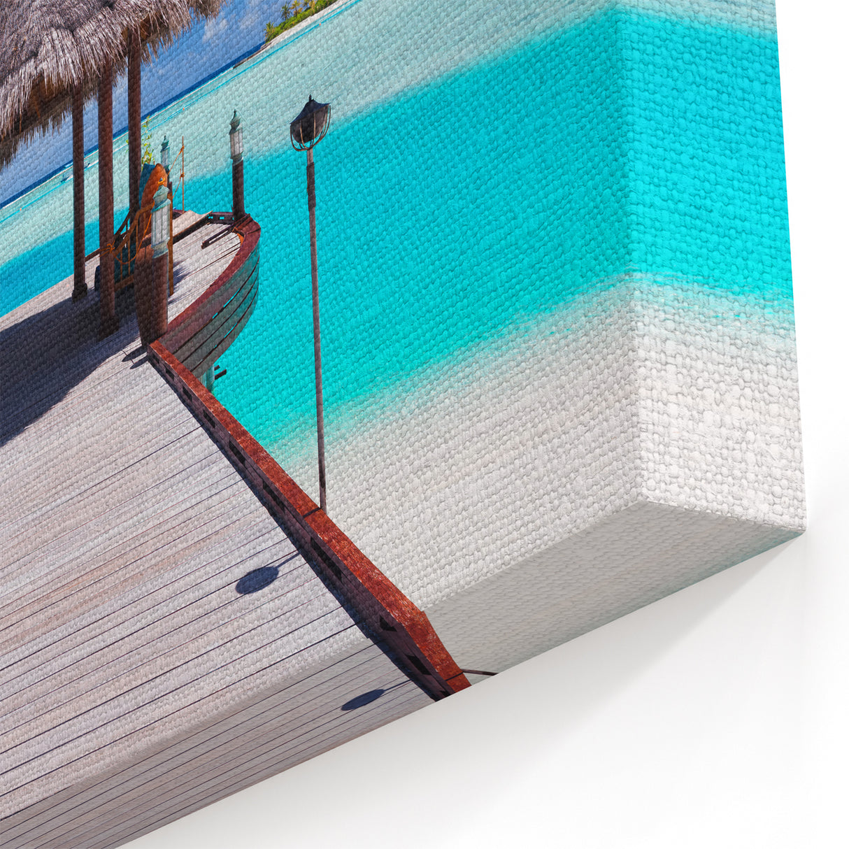 Bora Bora Canvas Print - Tropical Paradise Beach Art