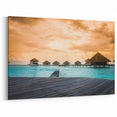 Overwater Bungalows Print - Serene Bora Bora Art