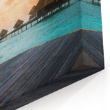 Overwater Bungalows Print - Serene Bora Bora Art