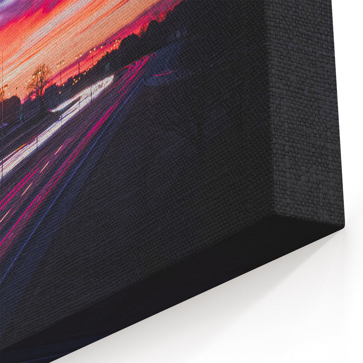 Iconic Southern Landscape Print – Alabama Wall Art Rocket and Highway Sunset