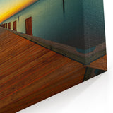 Alabama Scenery Art Serene Pier Sunset – Stunning Coastal Landscape Print