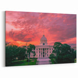 Alabama Landscape Prints Capitol Sunset – Majestic Southern Architecture Art