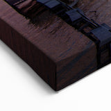 Tranquil Coastal Landscape Print – Alabama Wall Art Sunset Over Docks