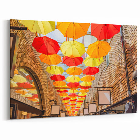 London Piccadilly Prints - Colorful Umbrellas Over a Charming Alley