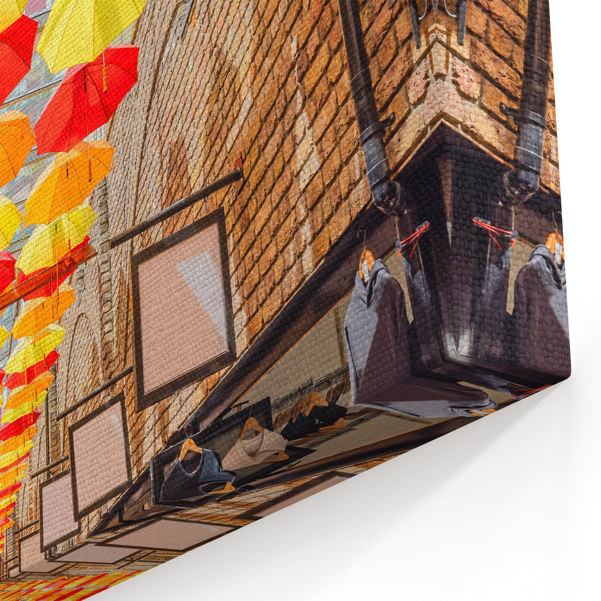 London Piccadilly Prints - Colorful Umbrellas Over a Charming Alley