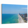Alabama Landscape Prints Coastal City View – Scenic Beach Cityscape Art